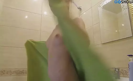Wet Masturbation Session with Tits and Ass