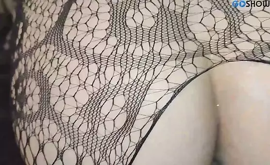 Horny Couple in Kinky Bodystocking Orgy